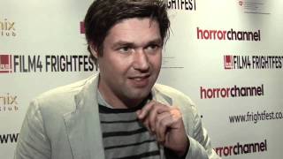 Flim4 FrightFest Sennentuntschi Curse of the Alps Interview [upl. by Meakem66]