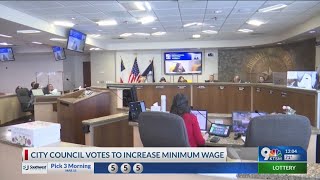 City Council votes to increase minimum wage [upl. by Frerichs]