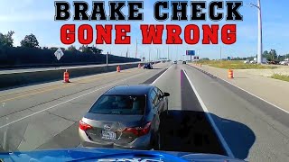 BRAKE CHECK GONE WRONG Police Justice amp Instant Karma Insurance Scams [upl. by Wehhtam20]