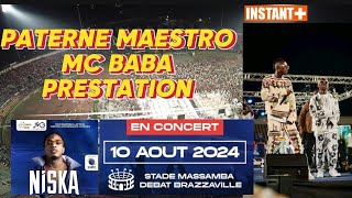 Paterne Maestro Mc Baba And Ya Jean Live Performance At Niska Stade Massamba Debat In Brazzaville [upl. by Anivlac]