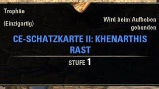 TESO Schatzkarten CESchatzkarte Khenarthis Rast II  Khenarthis Roost II CE Treasure Map [upl. by Freud]