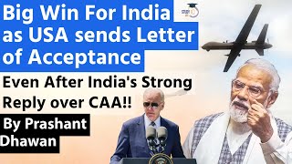 Big Win For India US Sends Letter of Acceptance Despite Indias Strong Reply on CAAPrashant Dhawan [upl. by Esiole]