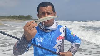 TUTORIAL Pesca desde PLAYA TECNICAS de uso de SEÑUELOS Y CAÑA✓✓ como LANZAR y usar CORRECTAMENTE¶ [upl. by Adnaugal]