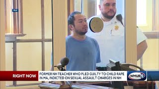 Former New Hampshire teacher who pled guilty to child rape in Massachusetts indicted on sexual a [upl. by Chapland]