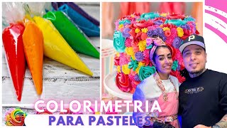 ¡Aprende Colorimetría para Tinturar Cremas en Pastelería con un Tatuador [upl. by Wheaton87]