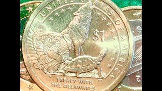 2013 Native Sacagawea Dollar Coin  Treaty With Delawares [upl. by Grayce399]