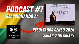 ¿Podemos confiar en el INE 🤨🤨🤨 Mi REACCIÓN a los RESULTADOS CENSO 2024 Podcast Opinión noticias [upl. by Lenno223]