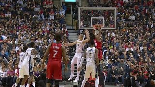 Raptors Highlights Lowry to DeRozan AlleyOop  March 27 2018 [upl. by Dina]