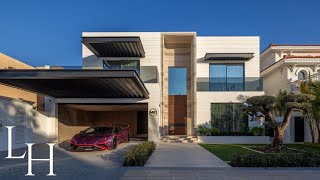 Inside a 17000000 Dubai Villa on The Palm with Super Car Garage [upl. by Halyhs]