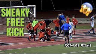 Should that Have Been a Red Card Mount Miguel vs Foothills Christian Boys Soccer [upl. by Ytsirhk176]