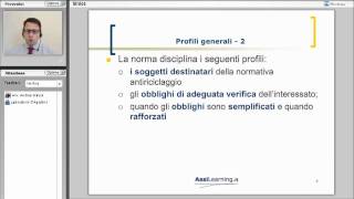 Antiriciclaggio gli obblighi per gli intermediari previsti dal DLgs 2312007 [upl. by Sudderth]