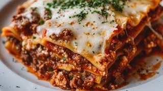 Lasagna Recipe  Doughy Dreams  Italian food [upl. by Relyat20]