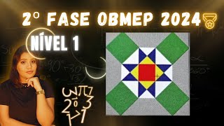 OBMEP 2ª FASE 2024  NÍVEL 1  QUESTÃO 3 [upl. by Mieka]