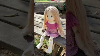 BallJointed Crochet Doll Waldorf style amigurumi doll GloriaVirkade docka [upl. by Ynnaf509]