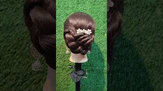 Beautiful hairstyle youtubeshorts hairstyletutotial shorts shortvideo hair hairstyle [upl. by Pulchia]