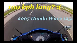 Honda Wave 125i Top Speed [upl. by Ititrefen]