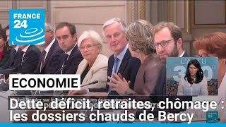 Les nouveaux ministres de Bercy sur le front de la dette et du déficit • FRANCE 24 [upl. by Acinaj]