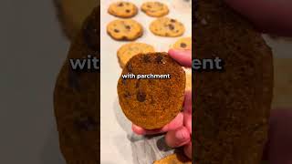 what happens if you use wax paper instead of parchment paper baking chocolatechipcookies [upl. by Iroak]