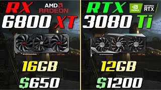 RTX 3080 Ti vs RX 6800 XT  1440p Gaming [upl. by Aerdno]