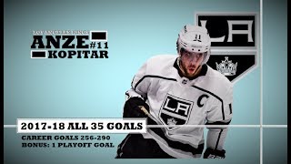 Anze Kopitar 11 ● ALL 35 Goals 201718 Season  1 Playoff Goal HD [upl. by Marsh]