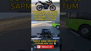 VOGE R125 TOP SPEED HER VÄ°TESTE KESÄ°CÄ° DENEDÄ°M VE GPS Ä°LE SAPMAYI Ã–LÃ‡TÃœM [upl. by Aihtenyc]