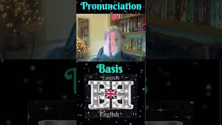 Pronunciation of Basis englishpronunciation efl [upl. by Yrolg30]