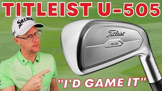 Titleist U505 Utility Iron The Club That Will Up Your Golf Game [upl. by Verbenia]