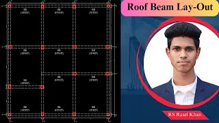 Beam Layout Drawing  Draw Beam Layout Plan in AutoCAD  Roof Beam Layout [upl. by Docila]