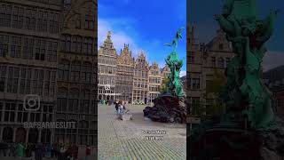 Belçika  De Grote Markt  Antwerpen belgium antwerp antwerpen anvers europe belçika [upl. by Lainahtan909]