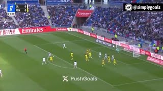 Nicolas Tagliafico Goal Lyon Vs Nantes 10 All Goals Analysis Extended Highlights Result [upl. by Adiene]