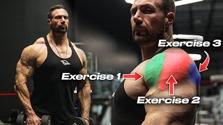 THE 4 BEST exercises for HUGE shoulders IT’S SIMPLE [upl. by Synned]