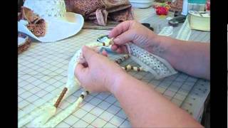 HOW TO MAKE A VICTORIAN LACE amp BEAD NECKLACE [upl. by Jean-Claude]