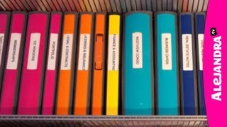 Binder Organization  Best Binders amp Dividers to Use for Home Office or School Papers [upl. by Eustacia329]