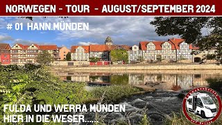 Hann Münden  Unser erster Stopp auf der Norwegentour [upl. by Tolmach]