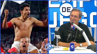 PACO GONZÁLEZ ENTREVISTA A JESÚS NAVAS TRAS JUGAR SU ÚLTIMO DERBI DE SEVILLA [upl. by Betthezul]