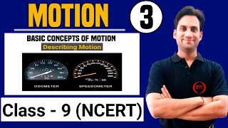 Motion 3  Describing Motion  Motion Along a Straight Line  Class 9 Science NCERT Chapter 8 [upl. by Wilfred144]