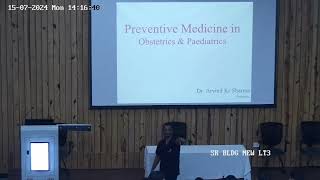 Preventive Medicine in Obstetrics amp Paediatrics [upl. by Ovatsug566]