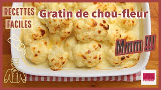 La recette du gratin de chou fleur un délice [upl. by Sherburn568]