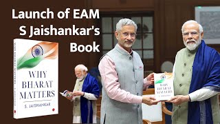 LIVE Launch of EAM S Jaishankars book quotWhy Bharat Mattersquot [upl. by Tuchman]