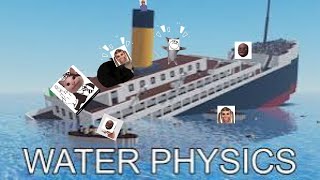 Bloxia sinking robloxwater physics [upl. by Sreip]