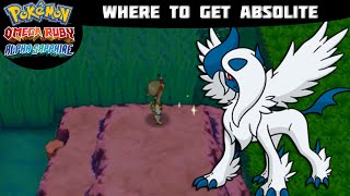 Pokémon Omega Ruby and Alpha Sapphire  ABSOLITE LOCATION Where to find Tutorial [upl. by Eentirb]