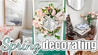 BUDGET SPRING DECORATE WITH ME 2024  SPRING DECORATING IDEAS [upl. by Bluma88]