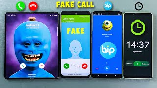 Alarm  Fake Call  BiP  Incoming Call Z Fold 4 amp Sony X10V amp Moto E40N amp Xiaomi RN11 [upl. by Amlas]