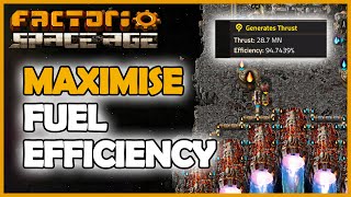 Controlling THRUSTER fuel input and efficiency  Factorio 20 Space Age Tips amp Tricks [upl. by Adnalro]