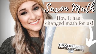 HONEST SAXON 54 HOMESCHOOL MATH amp NICOLE THE MATH LADY REVIEW  This Math Has Been a Gamechanger [upl. by Anastice]