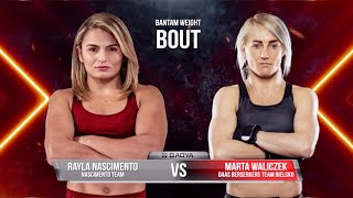 Rayla Nascimento vs Marta Waliczek  FULL FIGHT  Qadya 002 Qadya002 mma fight fightnight [upl. by Sokim]