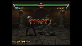 Mortal Kombat Deadly Alliance How to beat Moloch with Frost [upl. by Ahsiled]