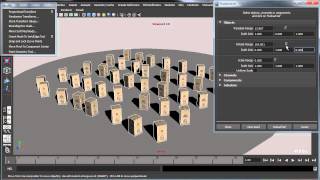 Maya BonusTools  Randomize Transforms [upl. by Hannazus]