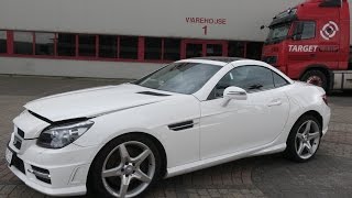 751131 MERCEDESBENZ SLK250 CDI AMG 204HP AUT 0815 59530KM WHITE LHD [upl. by Jerrylee]