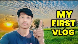 FUNNY MY FIRST VLOG VIDEO 🤣❤️  my first vlog viral karne ka tricks [upl. by Eanar]